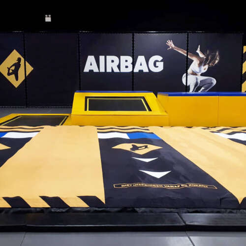 Airbag trampolinepark Jumpsquare Kortrijk