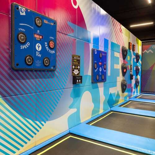 Cardio Wall en High 9 Trampolinepark ELI Play