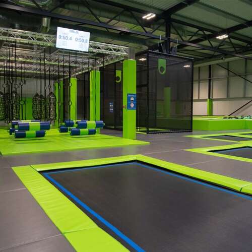 Ninja Course en trampolinepark Yatoo Zwitzerland